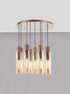 Brooks Slim Round Pendant 9 Light
